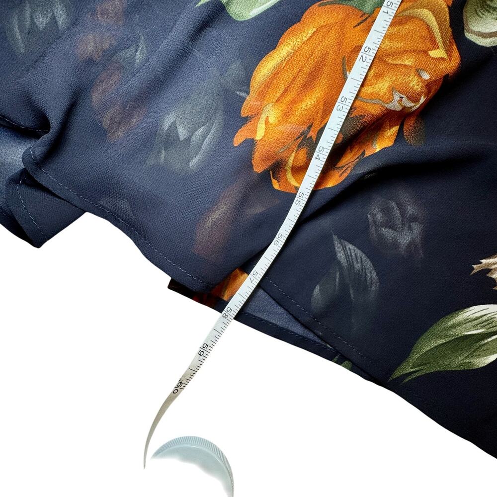 Baltic Born Olivia Midnight Navy Floral Maxi Dress Women's Medium Boho Cottage - Picture 6 of 16